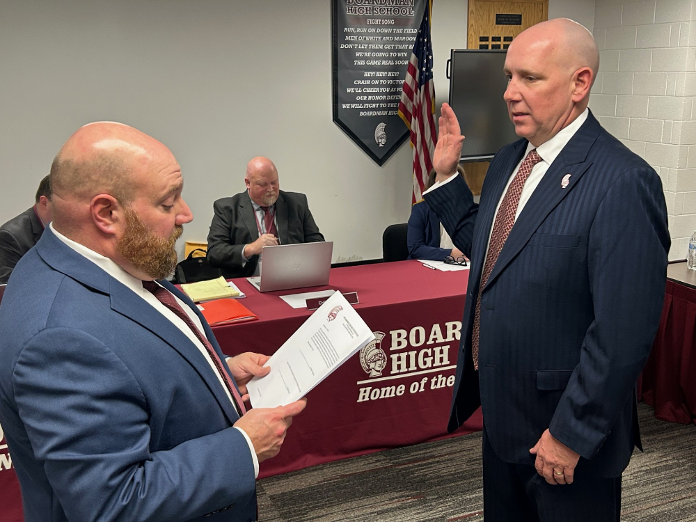Boardman Board of Education gets organized for 2026